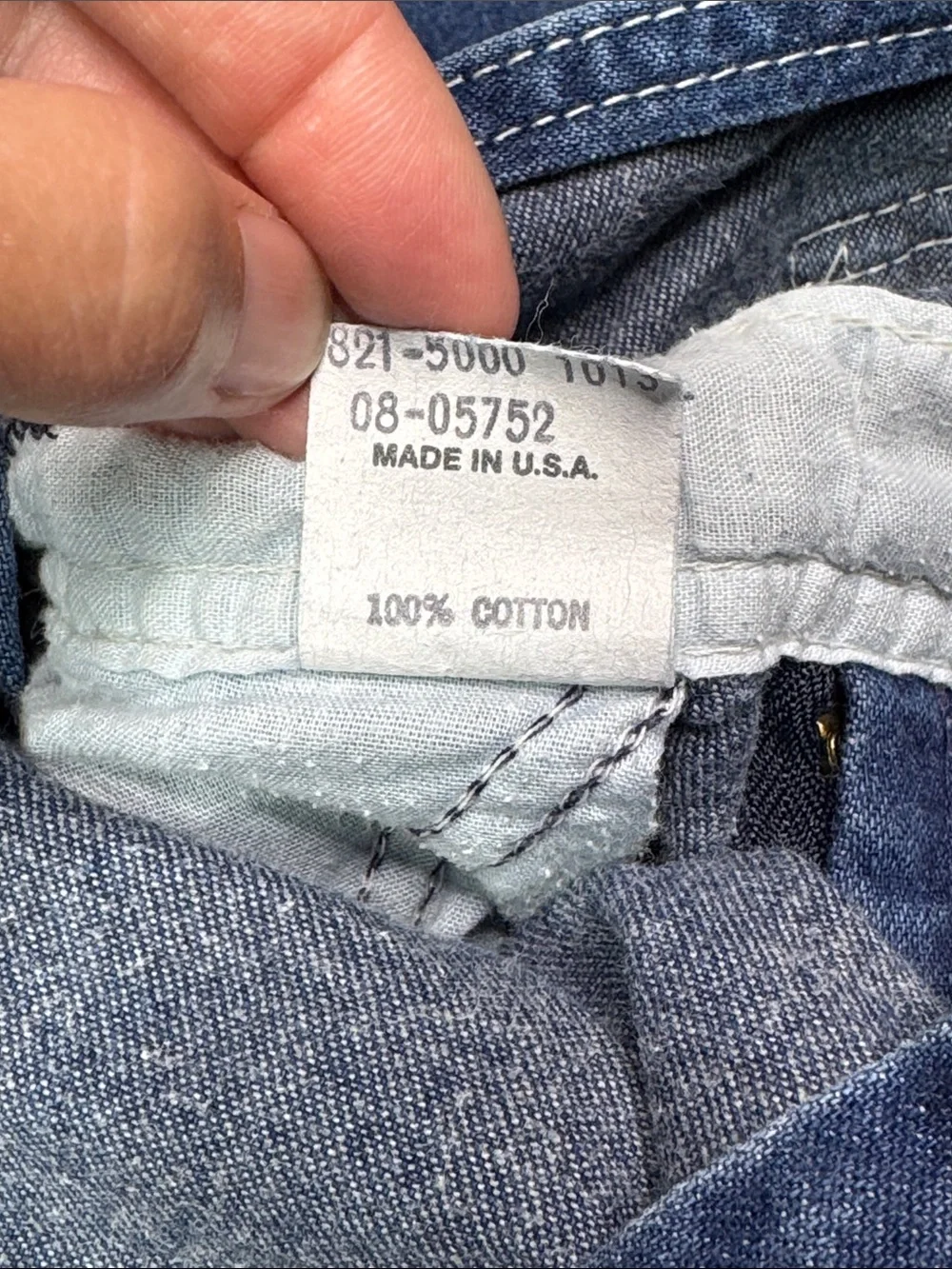 Vintage Oshkosh B'Gosh Denim Overalls Kids Size 7